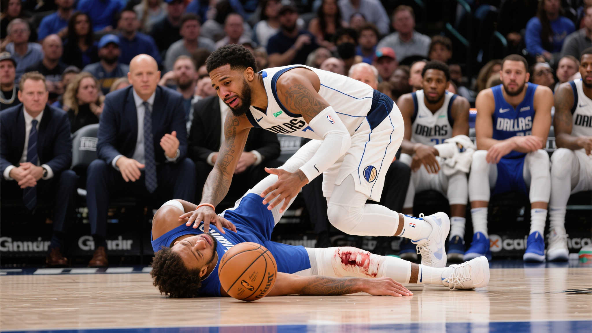 据报道，事故发生在上周的一场激烈比赛中。当哈利用尽